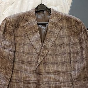 Canali 50R pure linen unstructured blazer